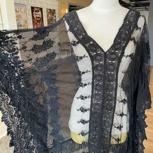 Black Lace Cover Up